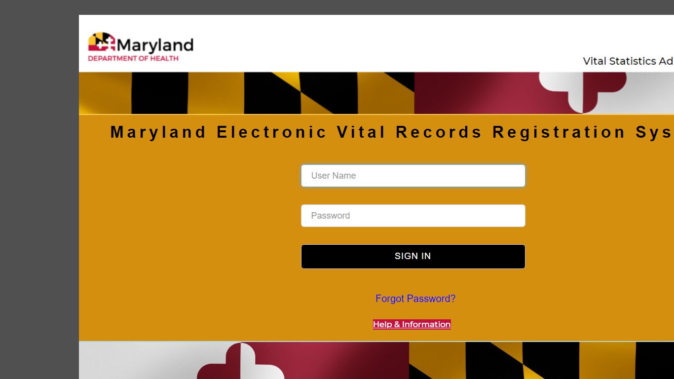 MD EDRS Login - Maryland